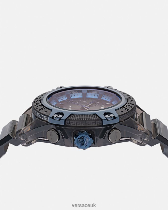 Women Versace Icon Active Watch 6D2D06977 Gray Accessories