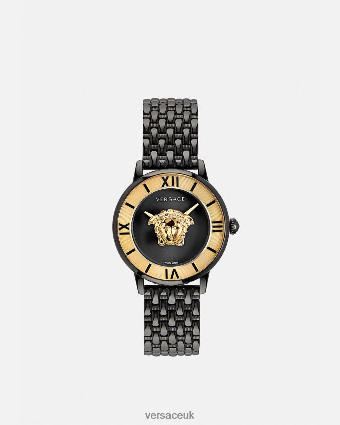 Women Versace La Medusa Watch 6D2D06984 Black Accessories