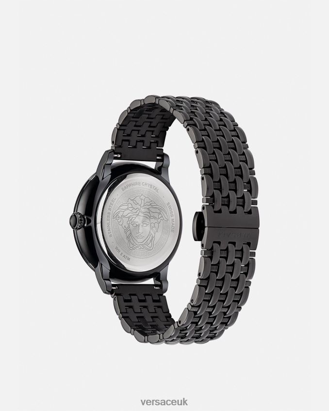 Women Versace La Medusa Watch 6D2D06984 Black Accessories