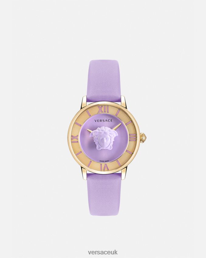 Women Versace La Medusa Watch 6D2D06985 Lilac Accessories