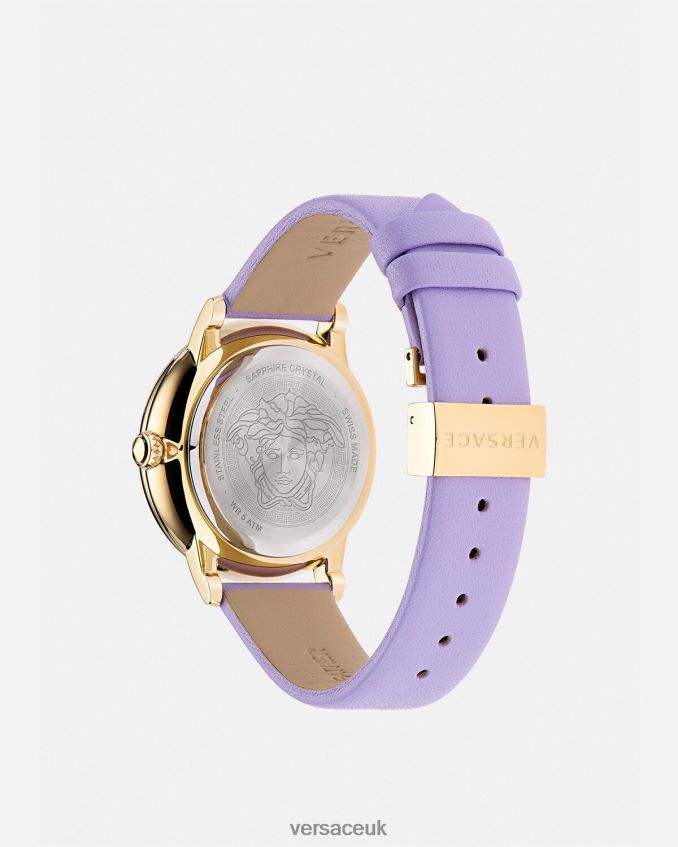 Women Versace La Medusa Watch 6D2D06985 Lilac Accessories