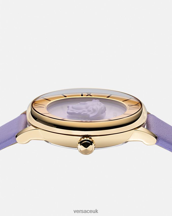 Women Versace La Medusa Watch 6D2D06985 Lilac Accessories