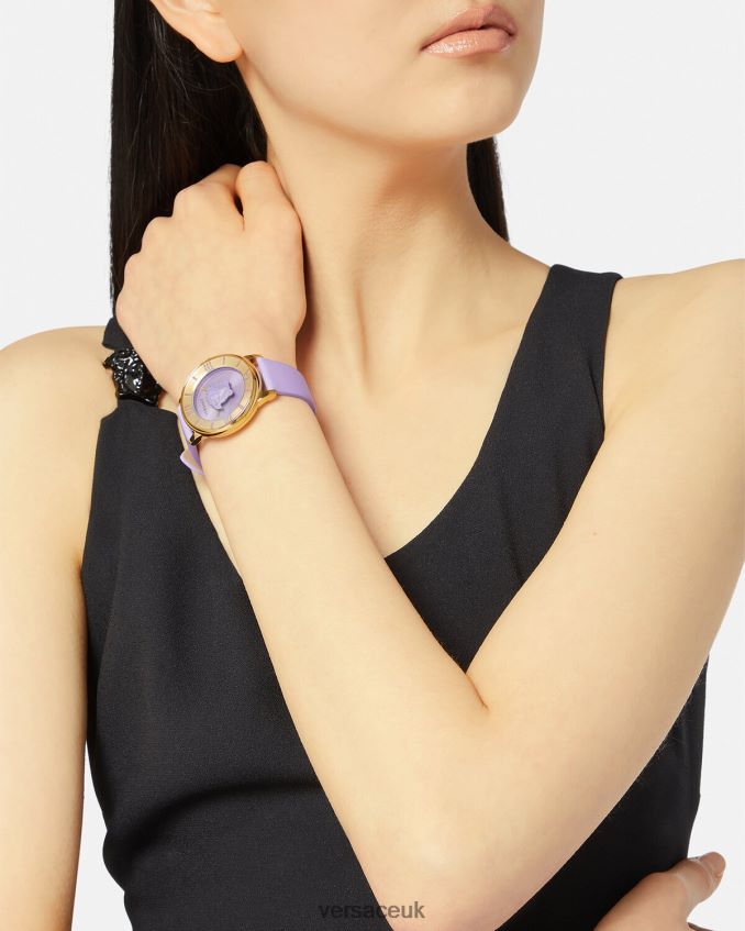 Women Versace La Medusa Watch 6D2D06985 Lilac Accessories