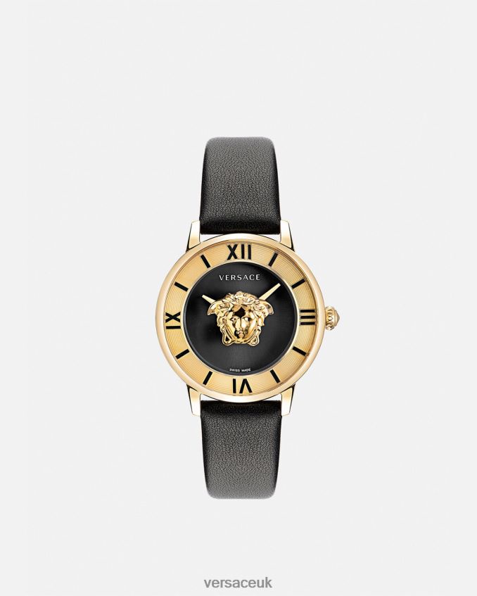 Women Versace La Medusa Watch 6D2D06986 Black Accessories