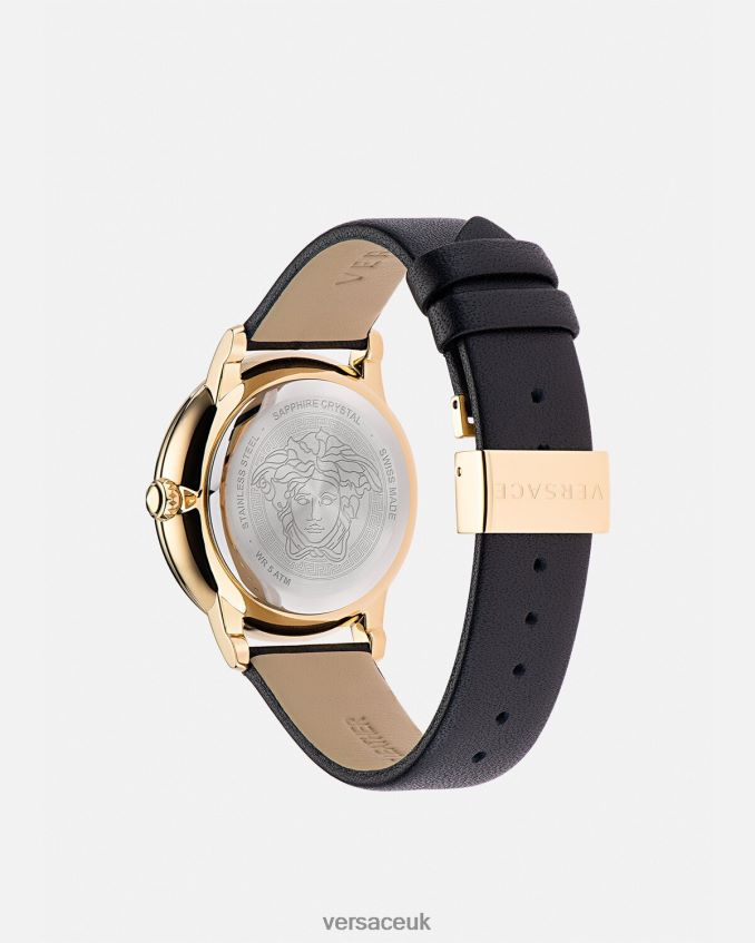 Women Versace La Medusa Watch 6D2D06986 Black Accessories
