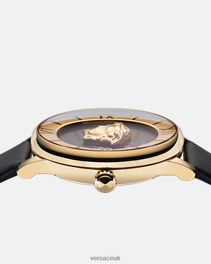 Women Versace La Medusa Watch 6D2D06986 Black Accessories