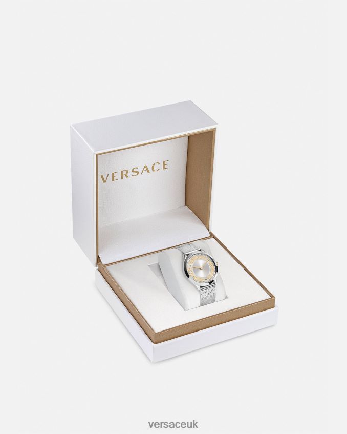 Women Versace Logo Halo Watch 6D2D06969 Pnul Accessories