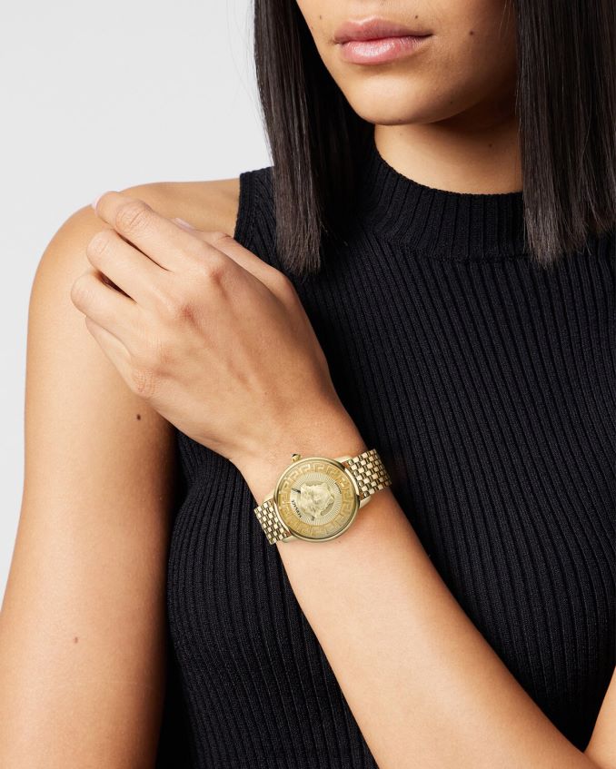 Women Versace Medusa Alchemy Watch 6D2D06944 Pnul Accessories