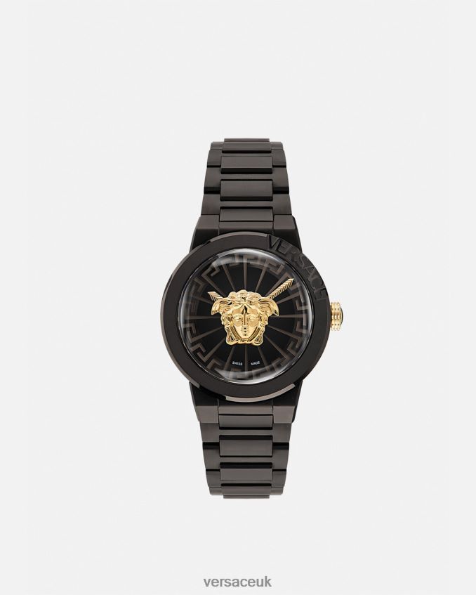Women Versace Medusa Infinite Watch 6D2D06994 Black Accessories