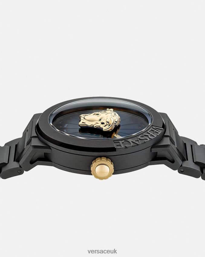 Women Versace Medusa Infinite Watch 6D2D06994 Black Accessories