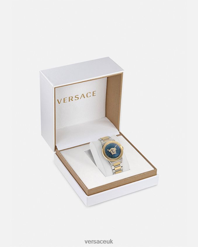 Women Versace Medusa Infinite Watch 6D2D06996 Gold & Silver Accessories