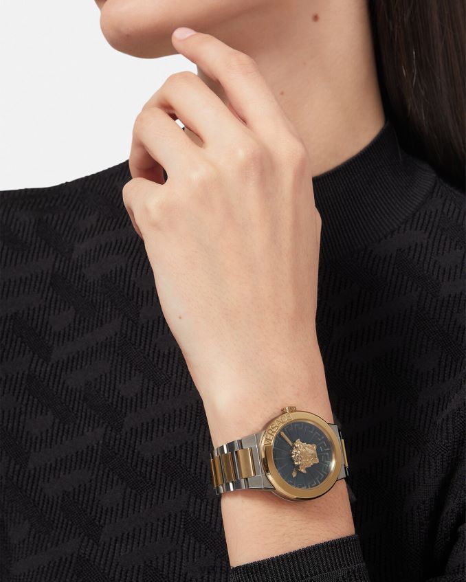 Women Versace Medusa Infinite Watch 6D2D06996 Gold & Silver Accessories