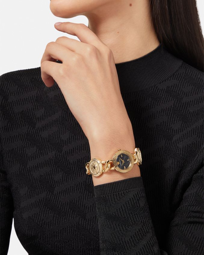 Women Versace Stud Icon Diamond Watch 6D2D06953 Pnul Accessories