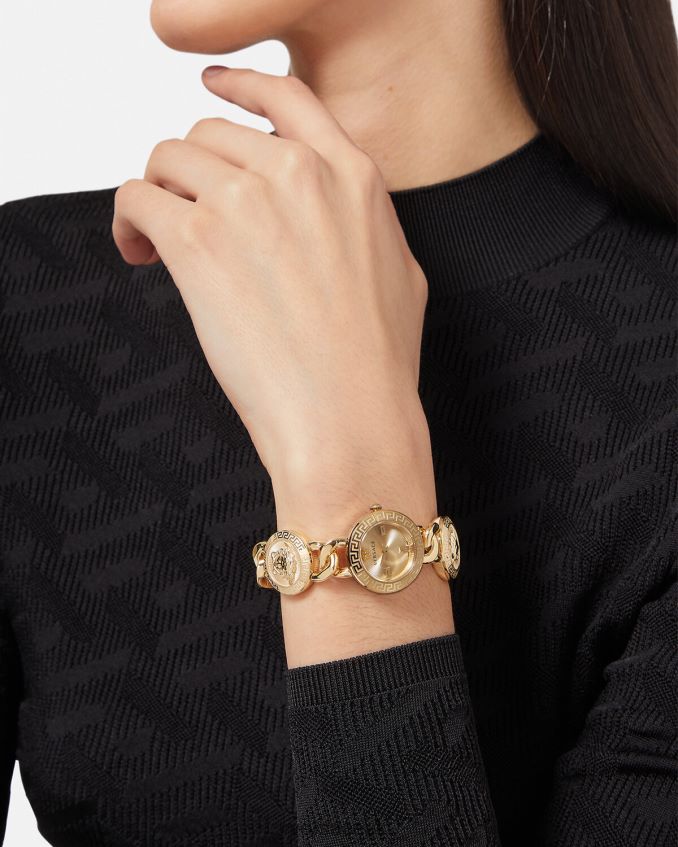 Women Versace Stud Icon Watch 6D2D06954 Pnul Accessories