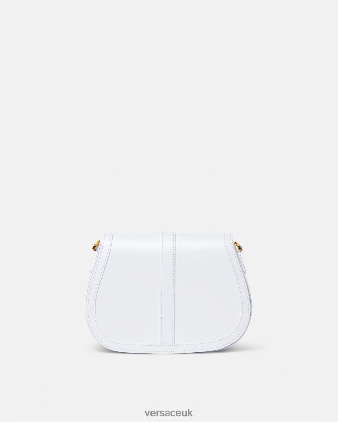 Women Versace Greca Goddess Large Shoulder Bag 6D2D06255 White Bags