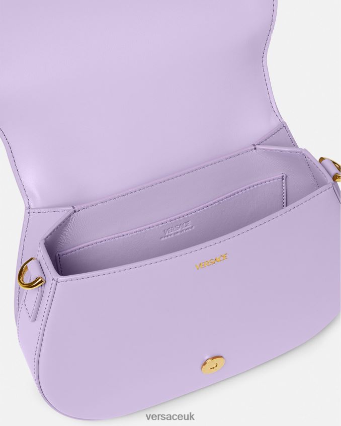 Women Versace Greca Goddess Large Shoulder Bag 6D2D06272 Lilac Bags