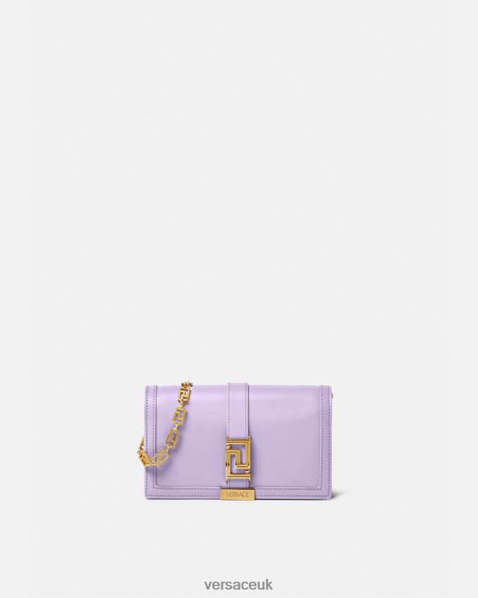 Women Versace Greca Goddess Mini Bag 6D2D06269 Lilac Bags