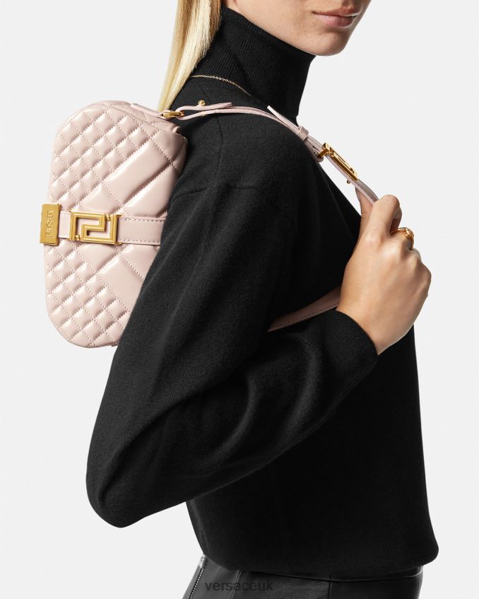 Women Versace Greca Goddess Mini Shoulder Bag 6D2D06243 Light Pink Bags