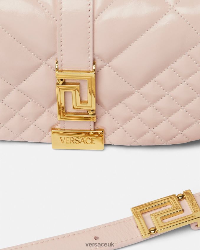 Women Versace Greca Goddess Mini Shoulder Bag 6D2D06243 Light Pink Bags