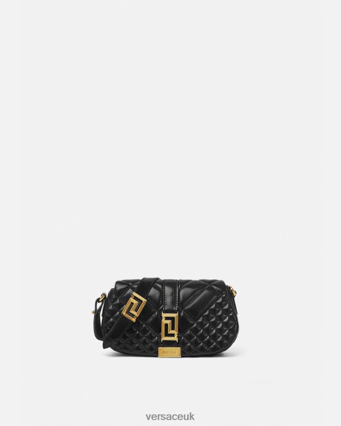 Women Versace Greca Goddess Mini Shoulder Bag 6D2D06244 Black Bags