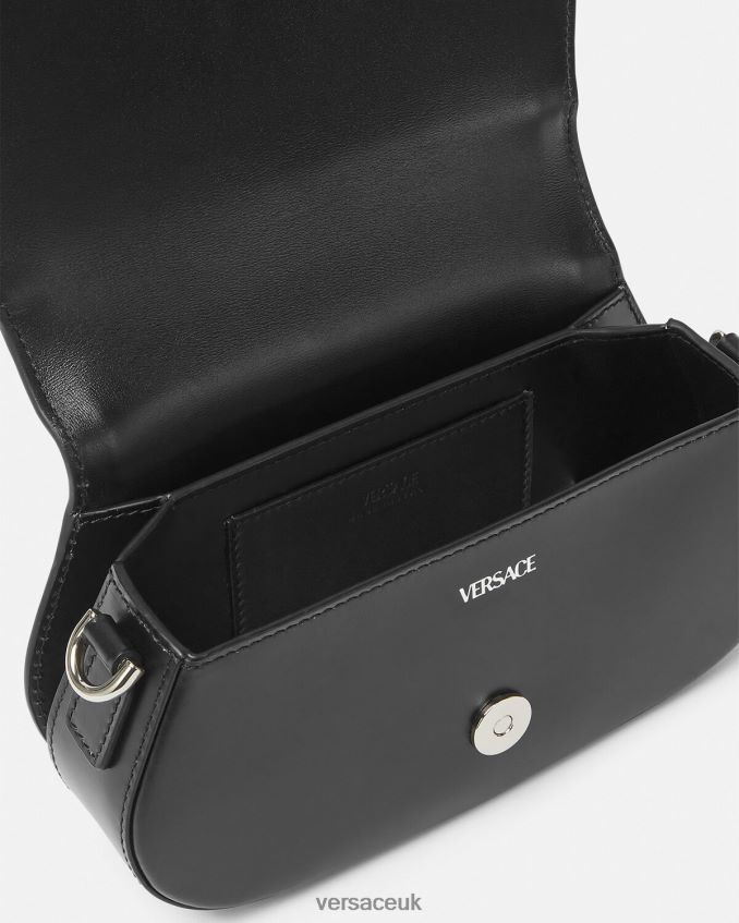 Women Versace Greca Goddess Mini Shoulder Bag 6D2D06247 Black Bags