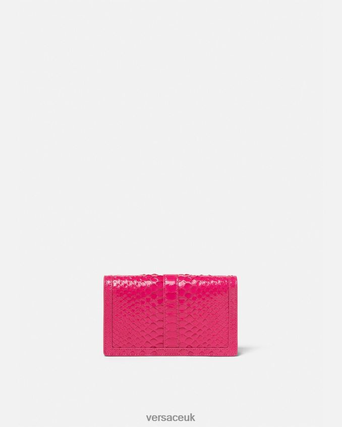 Women Versace Greca Goddess Python Mini Bag 6D2D06258 Pink Bags