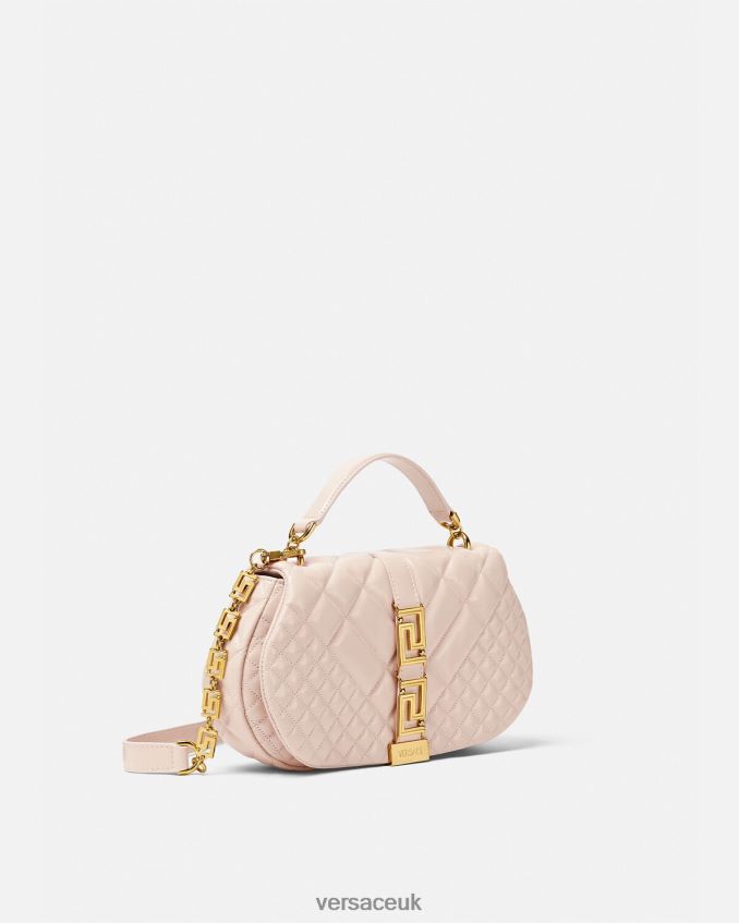 Women Versace Greca Goddess Shoulder Bag 6D2D06245 Light Pink Bags