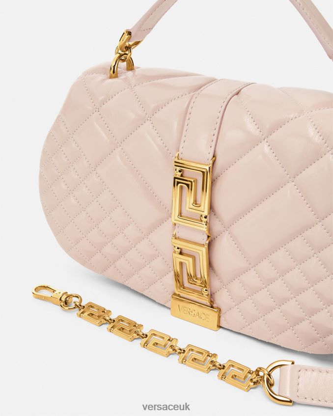 Women Versace Greca Goddess Shoulder Bag 6D2D06245 Light Pink Bags