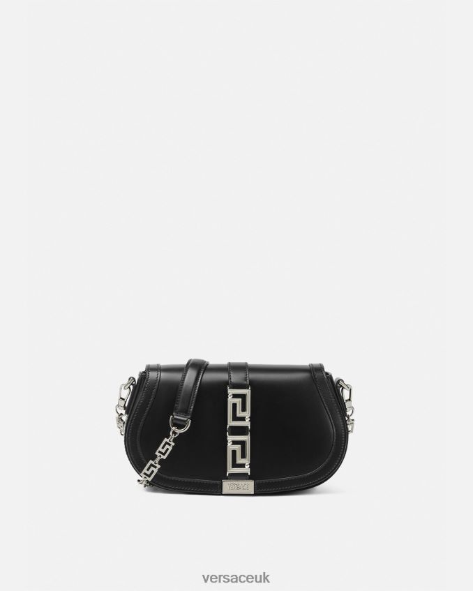 Women Versace Greca Goddess Shoulder Bag 6D2D06248 Black Bags
