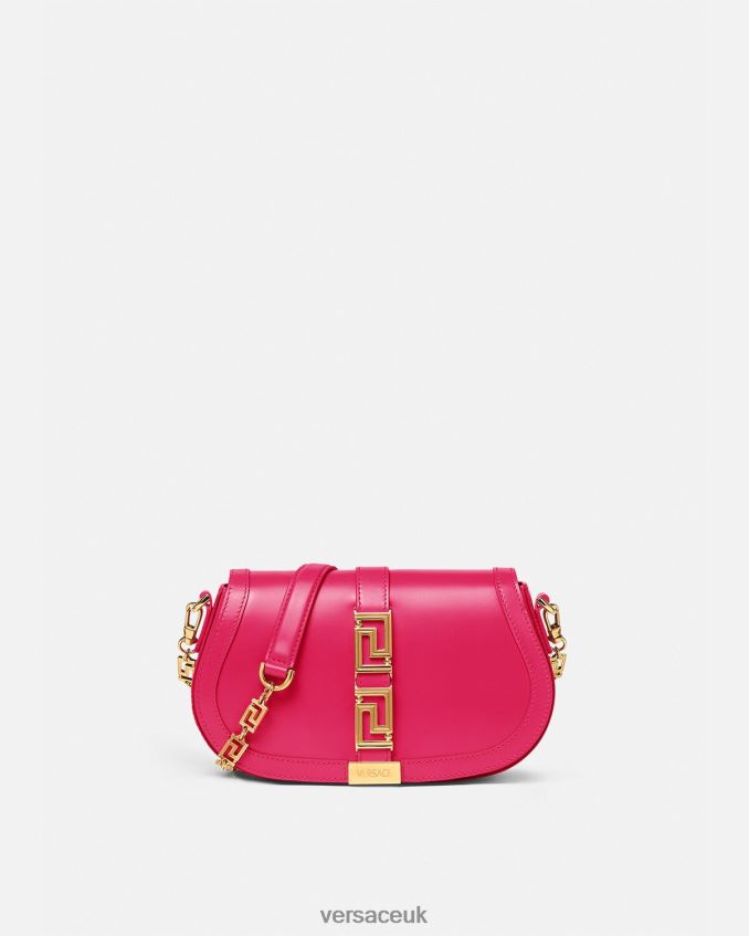 Women Versace Greca Goddess Shoulder Bag 6D2D06252 Pink Bags