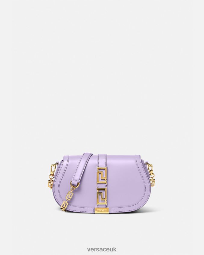 Women Versace Greca Goddess Shoulder Bag 6D2D06265 Lilac Bags