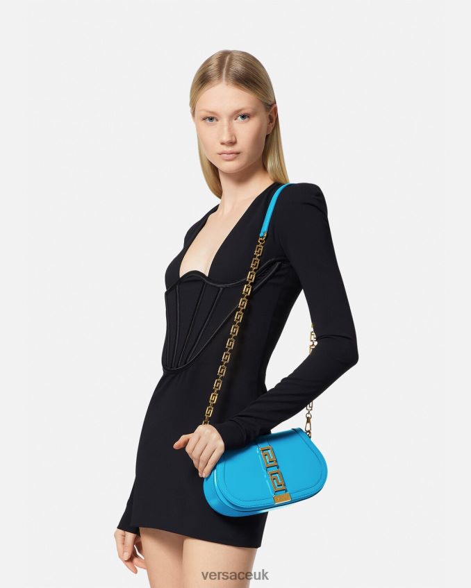Women Versace Greca Goddess Shoulder Bag 6D2D06266 Dv Blue Bags