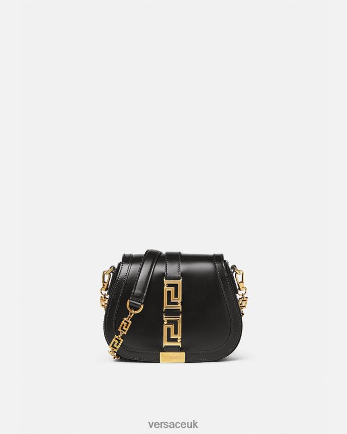 Women Versace Greca Goddess Small Shoulder Bag 6D2D06260 Black Bags