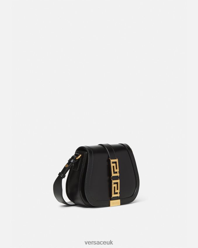 Women Versace Greca Goddess Small Shoulder Bag 6D2D06260 Black Bags