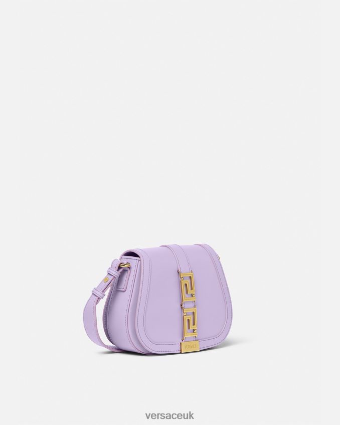 Women Versace Greca Goddess Small Shoulder Bag 6D2D06263 Lilac Bags