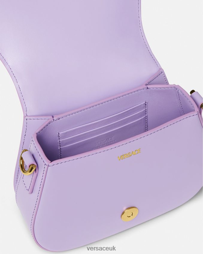 Women Versace Greca Goddess Small Shoulder Bag 6D2D06263 Lilac Bags