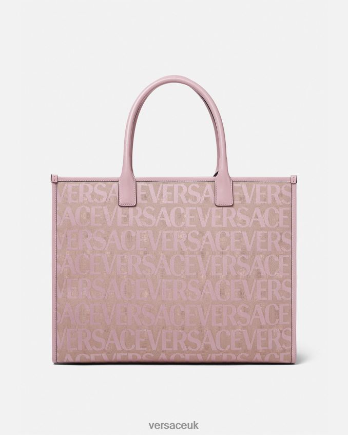 Women Versace Allover Large Tote Bag 6D2D06320 Pink & Print Bags