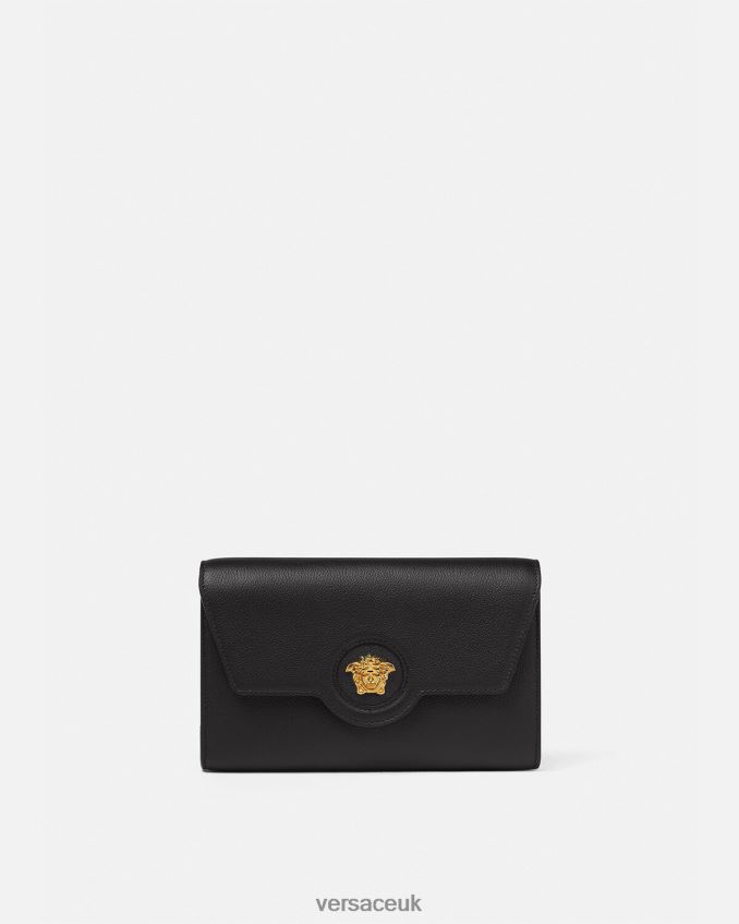 Women Versace La Medusa Crossbody Bag 6D2D06344 Black Bags
