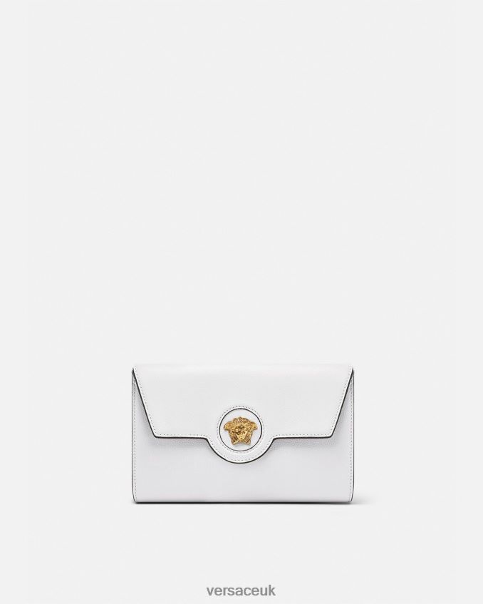 Women Versace La Medusa Crossbody Bag 6D2D06345 White Bags