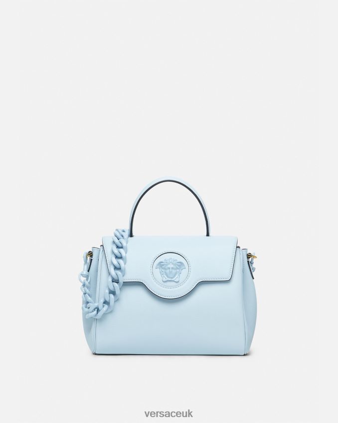 Women Versace La Medusa Handbag 6D2D06359 Light Blue Bags