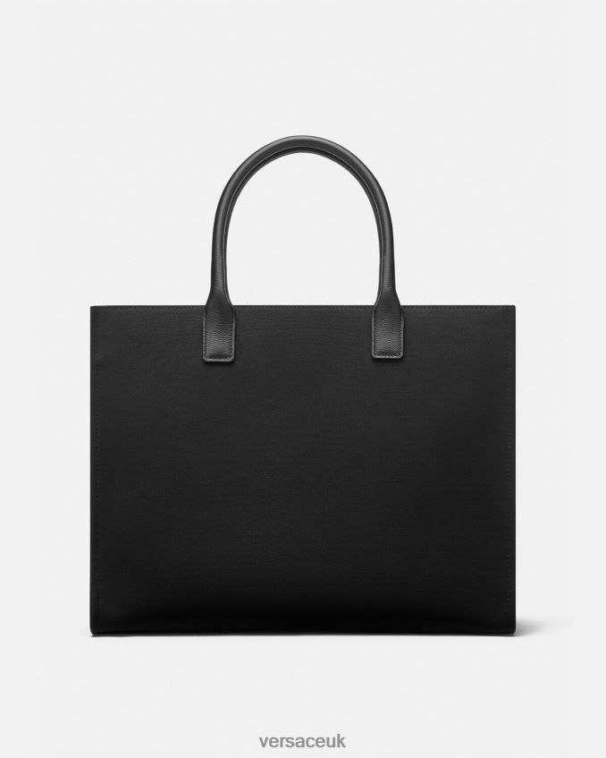 Women Versace La Medusa Large Tote Bag 6D2D06341 Black Bags