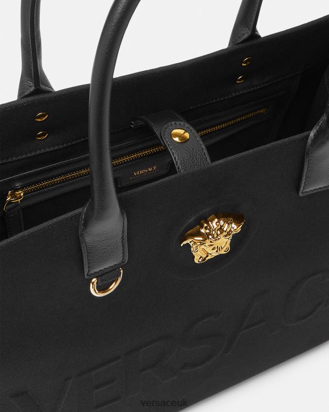 Women Versace La Medusa Large Tote Bag 6D2D06341 Black Bags