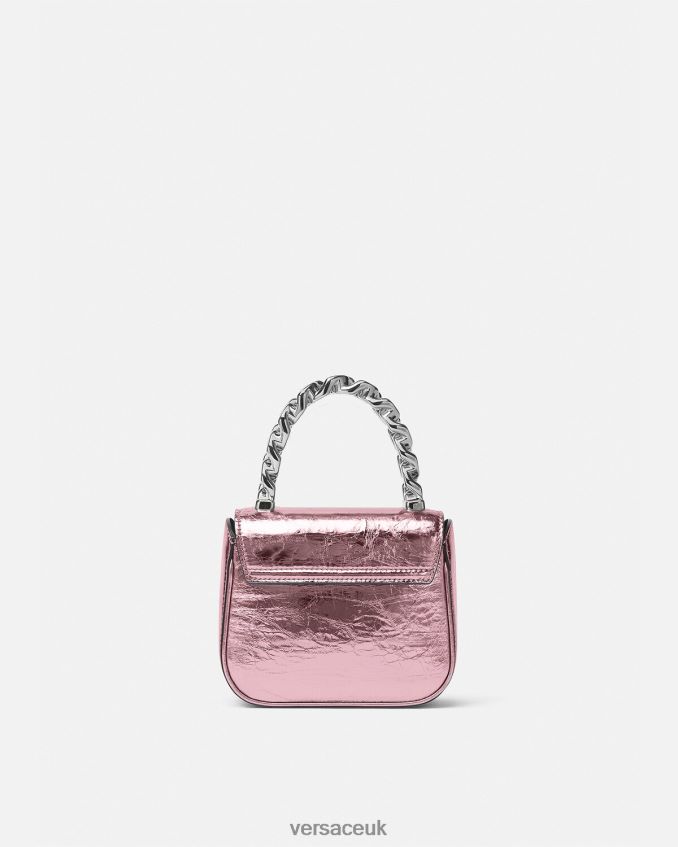 Women Versace La Medusa Metallic Mini Bag 6D2D06304 Pink Bags