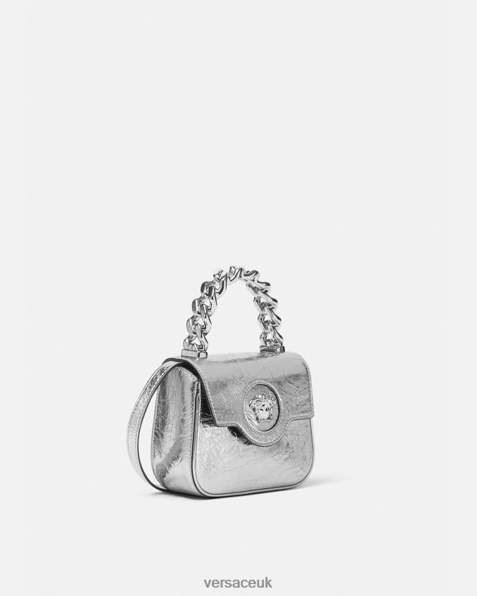 Women Versace La Medusa Metallic Mini Bag 6D2D06306 One Color Bags