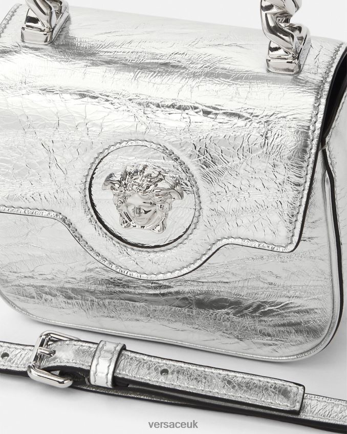 Women Versace La Medusa Metallic Mini Bag 6D2D06306 One Color Bags