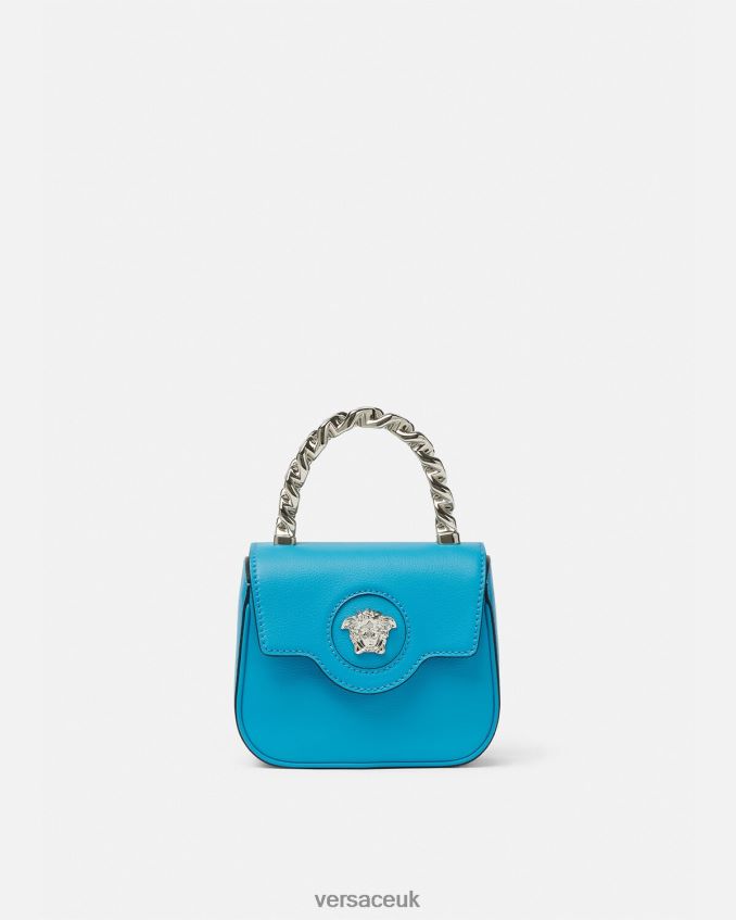 Women Versace La Medusa Mini Bag 6D2D06308 Turquoise Bags