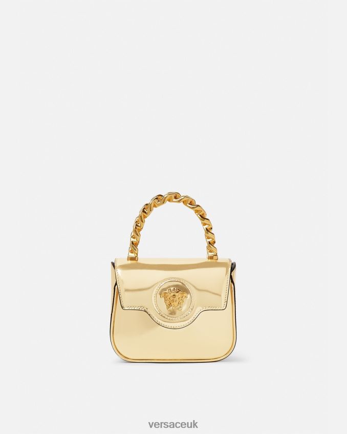 Women Versace La Medusa Mini Bag 6D2D06310 Gold Bags