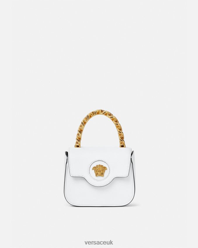 Women Versace La Medusa Mini Bag 6D2D06312 White Bags
