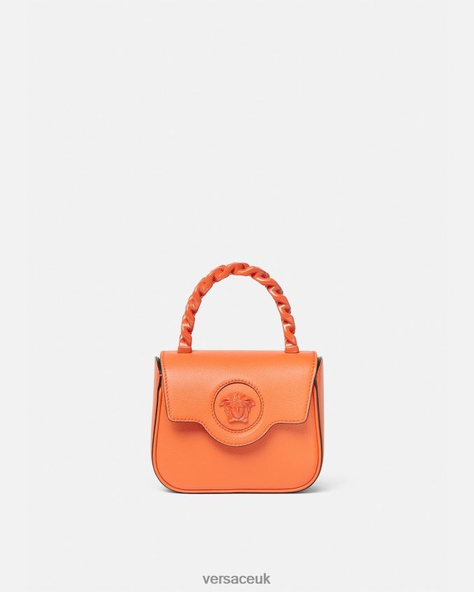 Women Versace La Medusa Mini Bag 6D2D06356 Orange Bags