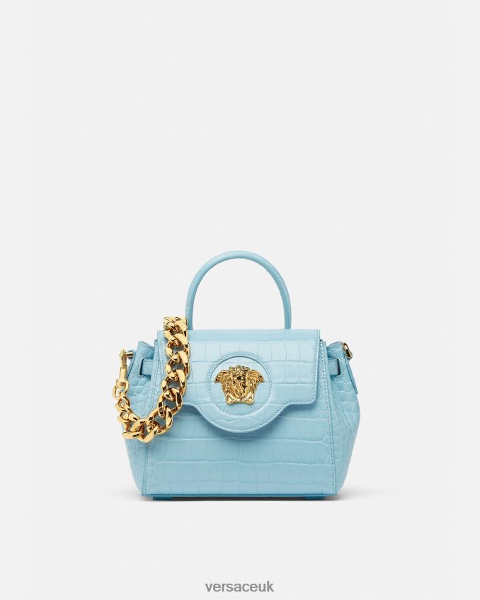 Women Versace La Medusa Small Handbag 6D2D06336 Turquoise Bags